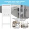 Costway Over the Toilet Storage Rack Bathroom Space Saver with 2 Open Shelves & Drawers